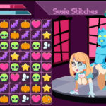 Spooky Starlets Pixel Pornstars gioco porno per Halloween