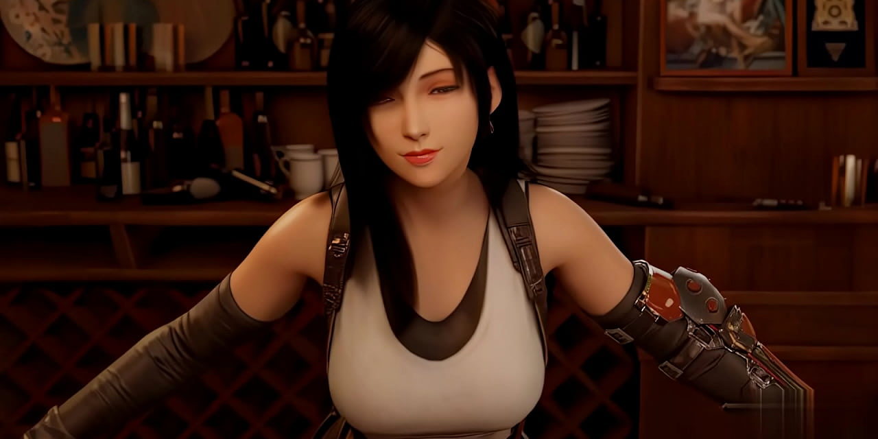 Tifa Lockhart fottuta sul tavolo!