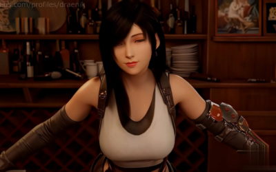 Tifa Lockhart fottuta sul tavolo!