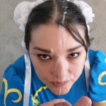 Chun-Li si prende una bella sborrata in faccia!