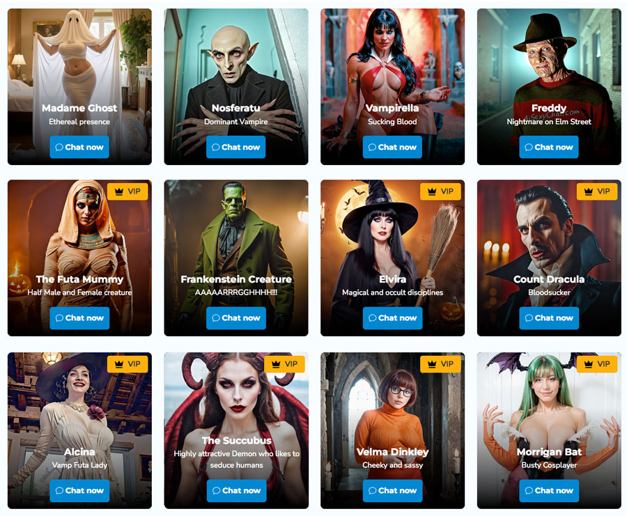 Parte la settima di Halloween su AiSexyChat.com